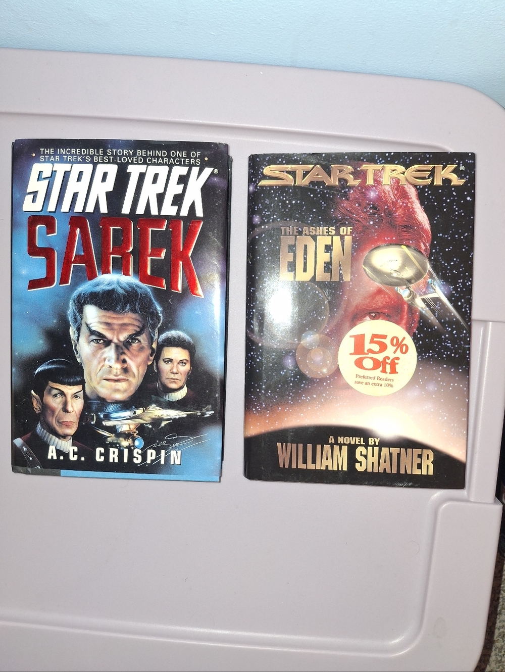Two Books Star Trek